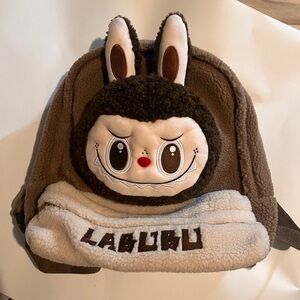 Labubu Brown and Cream Kids Backpack